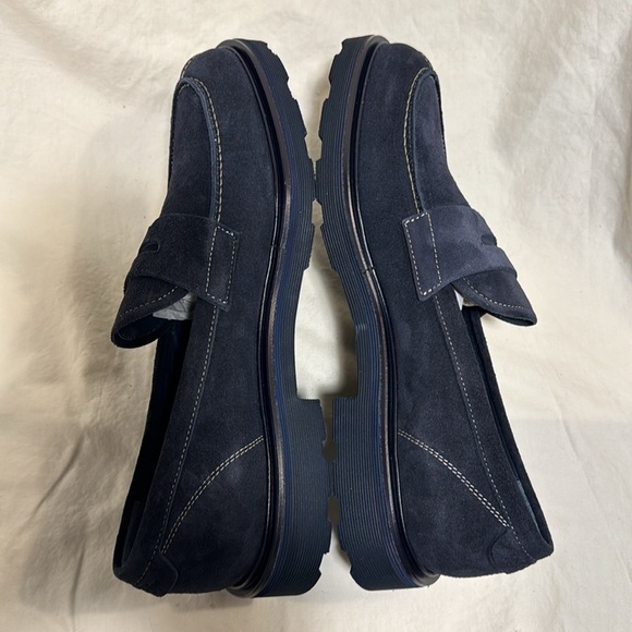 NEW Good Man Brand Lexington Loafer Size 10 Navy Leather - Picture 9 of 10